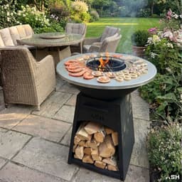 ASH Nova - Large - 3-in-1 Plancha BBQ met grillring - Buitenkoken - Plancha BBQ - Plancha Bakken - Zwart - Grillring — thumbnail 3