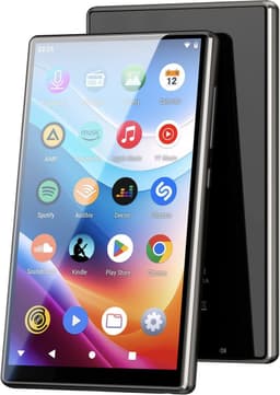 MP3-speler, 5 inch, met wifi, bluetooth-Fanvace 80 GB, Android, MP4-speler, 1080p IPS touchscreen, MP3-speler, HiFi met luidspreker, Spotify geïnstalleerd, Audible, Amazon Music, play-winkel — thumbnail 1
