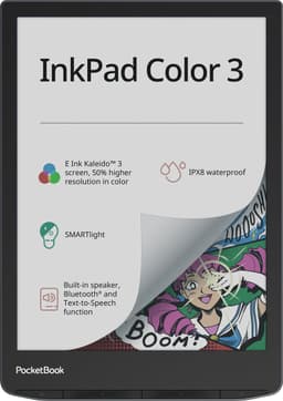 PocketBook InkPad Color 3 + Colorful Stripes Shell Cover - Voordeelbundel — thumbnail 5