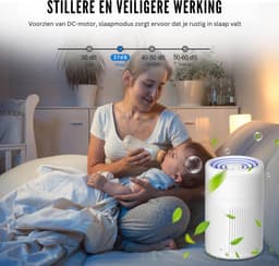 FlexVer® Luchtreiniger Met Hepa Filter - Air Purifier - Lucht Reiniger - Wit — thumbnail 2