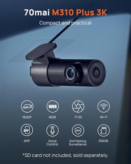 Auto Camera - Rijcamera Dashcam - Verkeersincidenten Vastleggen - 1440p QHD Resolutie - 143 Graden - Zwart — thumbnail 3
