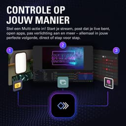 Elgato Stream Deck + XL - Touchstrip Display - 36 Macrotoetsen - 6 Draaiknoppen - USB-C - PC/Mac — thumbnail 2