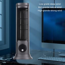 Sxhlseller 10 Inch Desktop Tower Fan - Stil en Compact, 3 Snelheden voor Thuis en Kantoor — thumbnail 4