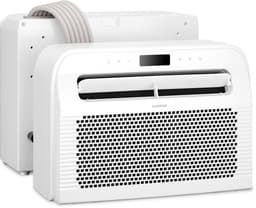 Klarstein Luchtontvochtiger Chillavan draagbare airco - 5.000 BTU, 3-in-1 koeling, en ventilator, energieklasse A, app-bediening, vrijstaand voor ruimtes tot 20 m², perfect voor caravans en campers - Timer - Dehumidifier — thumbnail 1