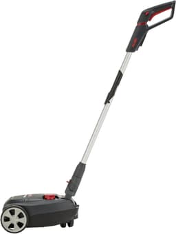 Accu Mulchmaaier - Elektrische Grasmaaier - Gazon Onderhoud - Flexibel Accu Systeem - 22 cm Maaibreedte - Grijs Zilver Rood — thumbnail 2