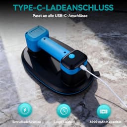 Elektrische Vacuümzuiger voor Tegels en Glas met Hoge Zuigkracht — thumbnail 5