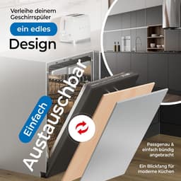 Dekselpaneel voor Vaatwasser 60cm en 45cm in Diverse Kleuren - Geschikt voor Volledig en Gedeeltelijk Geïntegreerde Modellen — thumbnail 5