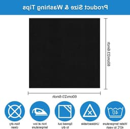 Beschermhoes voor Wasmachine en Droger, Antislip Mat 60 x 60 cm, Universele Hoes voor Keuken en Koelkast, Waterdicht en Duurzaam — thumbnail 2