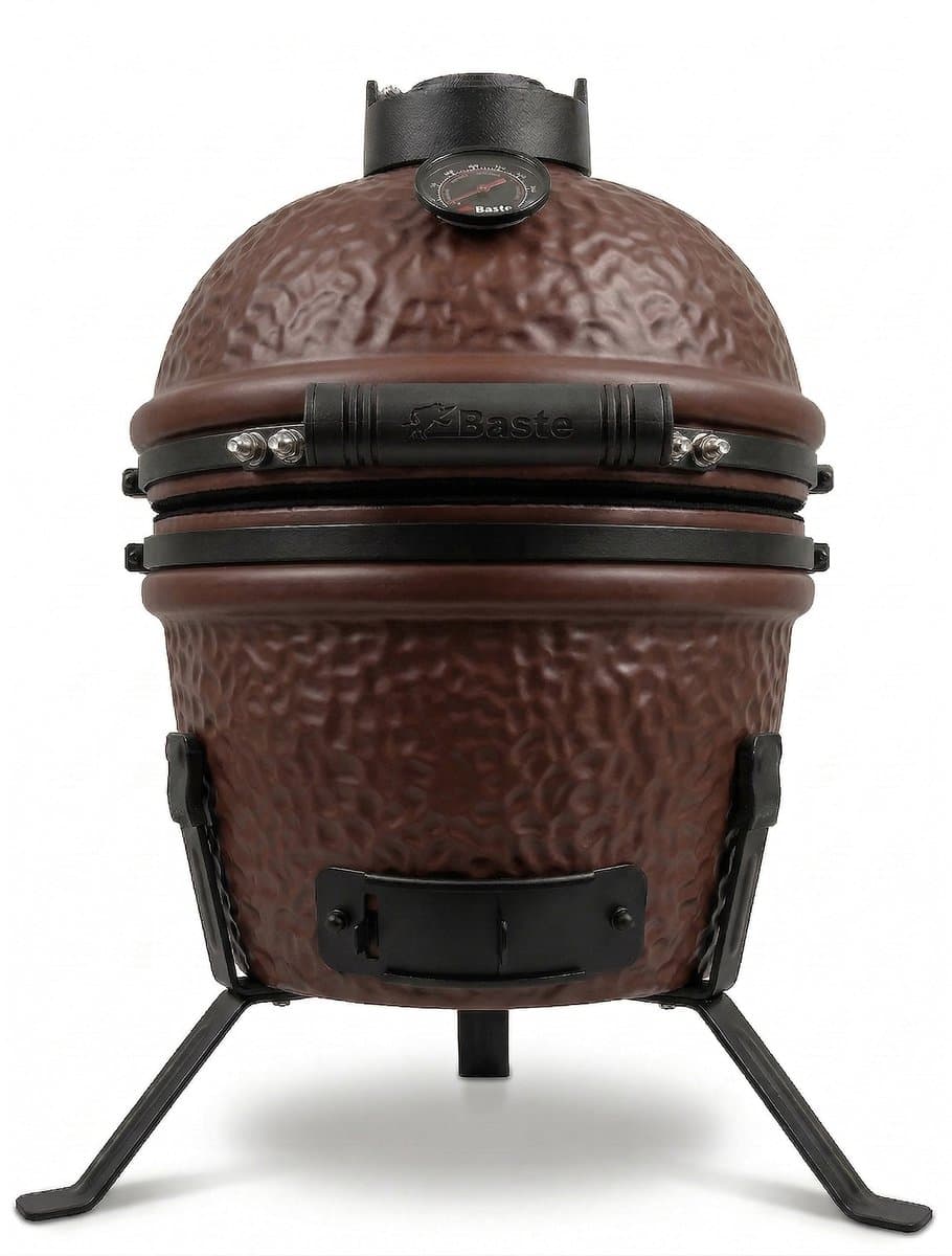 BASTE kamado BBQ mini - 13 inch - Chocolade bruin — afbeelding 1