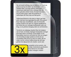 Screenprotector - Folie Geschikt voor Kobo Sage - 3 Stuks - Ultra Clear - Bescherm Folie - Soft TPU - Screen Protector