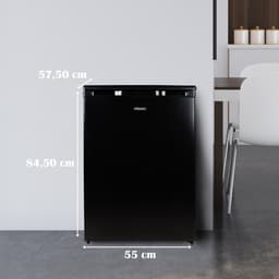 PRIMO PR198FR Koelkast Tafelmodel - Kleine Koelkast - 131L - 35 dB Stil - Energielabel C - Zwart — thumbnail 3