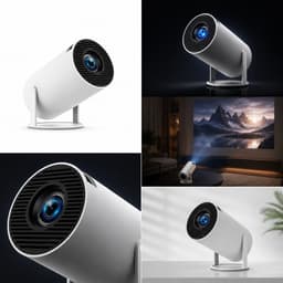Lugoflix Pro 4K Beamer - Lugoflix - Lugoflix Pro 4K - Lugoflix Pro 4K Beamer Op Standaard - Mini Beamer - Thuisbioscoop - Draagbaar — thumbnail 3
