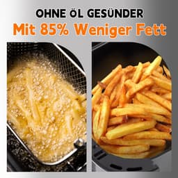 XXL Heteluchtfriteuse met Kijkvenster en LED-Display, 9 Liter — thumbnail 3