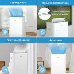 Midea - Silent Cool 26 Pro - Mobiele Airconditioning - Wit — thumbnail 14