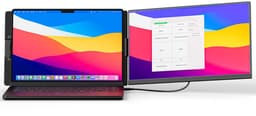 P5 15.6 Inch Full HD USB-C - Plug en Play - Draagbare monitor - Draagbaar scherm - Draagbare monitor voor laptop - Draagbaar scherm voor laptop - Portable beeldscherm - USB-C Monitor — thumbnail 1