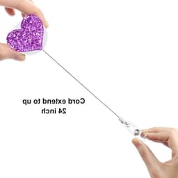 Retractable Badge Holder in 10 Kleuren met Alligator Clip voor ID, Naam en Badge - Perfect voor Kantoor, School en Zorgprofessionals — thumbnail 2