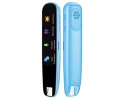 Scan Vertaalpen - Draagbare Handscanner voor Tekstvertaling - Offline Vertaalapparaat met Camera - Ondersteunt Engels Duits Frans Japans en Meer - Geschikt voor Reizen en Studie - Blauw
