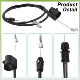 Dailygoods- Motorcontrolekabel Reserveonderdeel - Compatibel met Craftsman/Husqvarna/Poulan - Voor Roper/Weed Eater - Geschikt voor grasmaaier - Onderdeelnummer 183281/198463 - Grasmaaierkabel — thumbnail 4