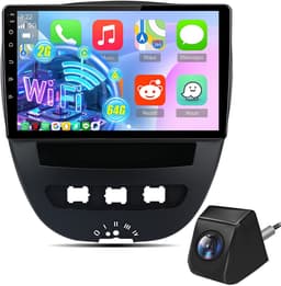 Hexinex - Autoradio Geschikt Voor Toyota Aygo/PEUGEOT 107/Citroen C1 2005-2014 - Android 15 2+64GB - Draadloos Apple Carplay & Android Auto - — thumbnail 1