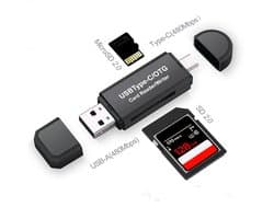 SD Card Reader USB-C & USB 3.0 - Dual Slots SD/Micro SD Kaartlezer - Voor SDHC/SDXC - Compatibel met Laptop, PC, iPhone 16/15, iPad, Android en Macbook