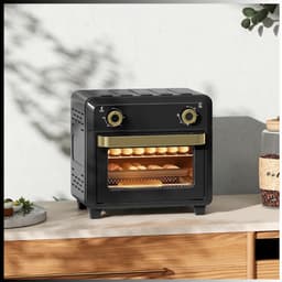 RVV® Heteluchtoven - Oven - Airfryer Oven - 10 Liter - Zwart - 32cm x 28cm x 30cm — thumbnail 7