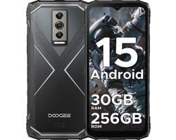 DOOGEE Blade10 Pro 4G - Robuuste Smartphone - 30GB RAM + 256GB ROM (2TB/TF) - IP68/IP69K - 6,56 inch HD+ 90Hz - 5150mAh - 50MP - UNISOC T7200 - Android 15 - NFC - OTG - GPS