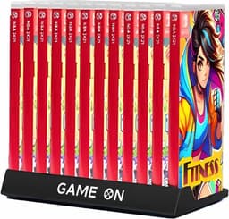 Xainy – Card case houder zwart geschikt voor 12 Nintendo Switch of Switch 2 game boxes | Switch-games accessoires | Spellen decoratief games stand | Opberg decoratie box / opbergbox voor OLED / Lite consoles — thumbnail 1
