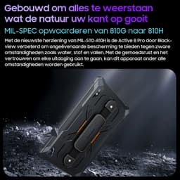 Tablet Blackview Active 8 Pro - 24GB RAM - 256GB ROM - 10,36 inch - Android - 22000mAh batterij - 2,4K FHD+ - Dual SIM 4G - IP68/IP69 K - GPS - NFC - Oranje — thumbnail 3
