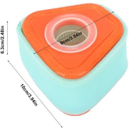 Twee luchtfilters en een schuimgeschikt voorfilter, geschikt voor 115P02 en 123P07. — thumbnail 2