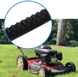 Dailygoods- Grasmaaier V-riem 48175 - Tanden - Rubber - 700x13x9.5mm - Duurzaam - Betrouwbare krachtoverbrenging — thumbnail 2