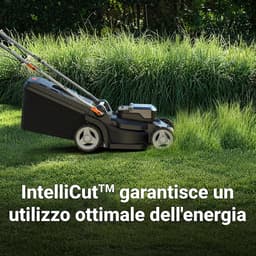 Accugrasmaaier - Elektrische maaier - Gazon Onderhoud - Intellicut Technologie - 41cm Maaibreedte - Zwart Oranje — thumbnail 3