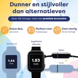 AngelTech Ultra GPS Horloge Kind Met Simkaart 4G – SOS knop – Smartwatch Kinderen – Whatsapp - HD Camera en Videobellen – Smartwatch Kind – GPS Tracker Kind – Smartwatch Kids - Elke polsmaat - Zwart — thumbnail 7