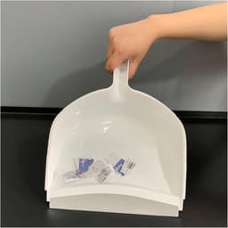 Stoffer en blik set - Mini bezem schep - Aanrecht reinigen - Ergonomisch handvat - Compact formaat - Blauw — thumbnail 5
