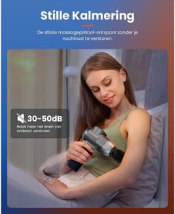 DDStar® Massage gun - Massage pistool - Krachtig massage apparaat - Zwart — thumbnail 3