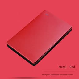 Externe Harde Schijf - Mobiele Opslag - Bestanden Opslaan - Snelle USB 3.0 - 1TB - Rood — thumbnail 4