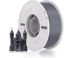 PLA Filament - 3D Print Materiaal - 3D Prints Maken - Hoge Kwaliteit PLA - 1.75 mm - Grijs