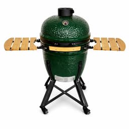 Kamado 21 Inch Large BBQ – Keramische Barbecue Groen – Multi Level Cooking System – 46 cm Grill – Compleet Pakket — thumbnail 1