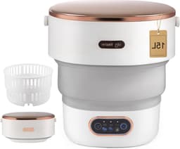 Mini Wasmachine met Centrifuge - Voor Kleine Wasgoed - Meerdere Programma's - lichtgewicht — thumbnail 1