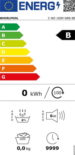 Whirlpool C WD 105M WBS BE - AdaptiveDry - IronTouch - 10kg warmtepompdroger — thumbnail 3