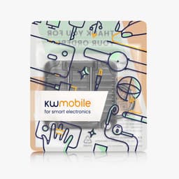 kwmobile Koptelefooncase met kofferdesign voor Apple Airpods 4 – zwart — thumbnail 5