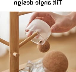 Ruimtebesparende houder voor koffiemokken en glazen, geschikt voor 7 kopjes, ideaal voor keuken en aanrecht — thumbnail 3