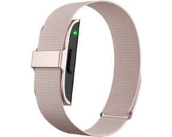 Kuno Band - Smartband - Smart Wearable - Health Tracker - Slaap Tracker - Hartslagmeter - SpO2 - Bloeddruk - Stressmeter - Stappenteller - Fitness Tracker - 50+ Sportmodi - Geen Abonnement - IP68 Waterdicht - Mannen en Vrouwen - Rose