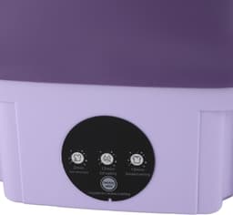 Draagbare Wasmachine - Mini Wasmachine Opvouwbaar - Kleine Wasjes Doen - Krachtige Vlekverwijdering - 11 Liter - Wit — thumbnail 4