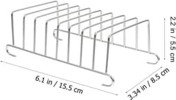 Heteluchtfriteuse Accessoireset - Kookrek RVS - Bakken Roosteren - Ovenvast Hittebestendig - 15.5 cm - Zilver — thumbnail 7