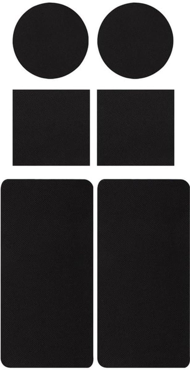 stuks zelfklevende trampolinepleisters, 3 vormen, reparatieset voor trampolinematten, reparatietape voor het repareren van scheuren of gaten in trampolinematten — afbeelding 1