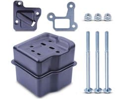De uitlaatsets die geschikt zijn voor de STIHL 029 039 MS310 MS290 MS390 serie kettingzagen bevatten accessoires zoals uitlaatpijpen, pakkingen, schroeven en moeren, en demperbeugels.