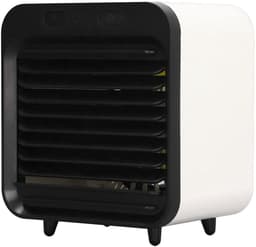 SPHProducts - Draagbare Airconditioner - Mini-luchtkoeler - 3 Snelheden - Zwart wit - USB-aangedreven - Koelventilator - Geschikt voor slaapkamer en k — thumbnail 1
