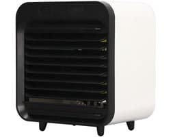 SPHProducts - Draagbare Airconditioner - Mini-luchtkoeler - 3 Snelheden - Zwart wit - USB-aangedreven - Koelventilator - Geschikt voor slaapkamer en k