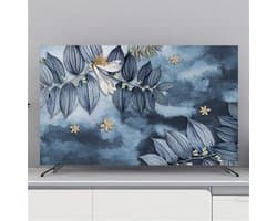 TV Hoes - Scherm Beschermer - Stofvrij Houden - Half Bedekt Ontwerp - 32-85 Inch - Bladeren