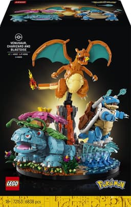 LEGO Pokémon Venusaur, Charizard en Blastoise - 72153 — thumbnail 1